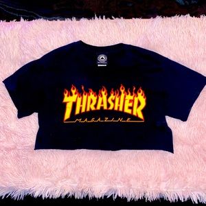 ❗️3 for $25❗️Thrasher Cropped Tshirt